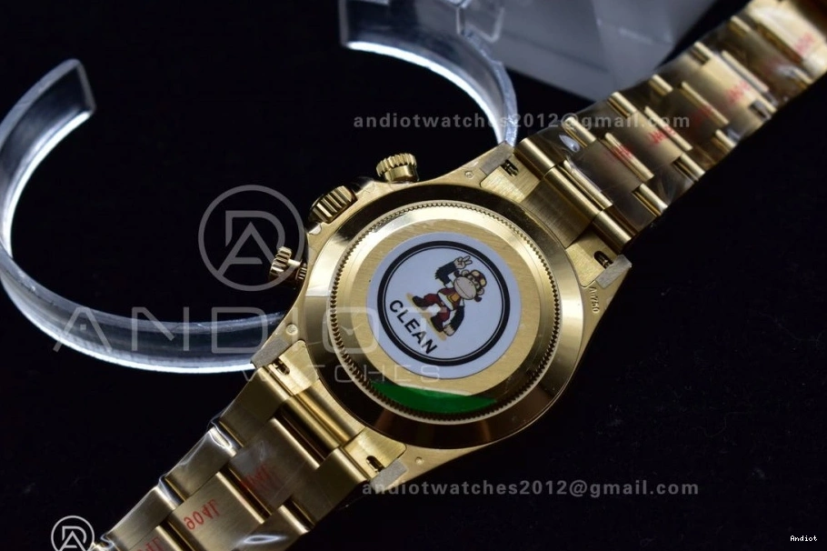 Black Daytona Dial 1:1 Edition Clean 116505 on SA4130 YG V2 YG Markers Bracelet Best 0302